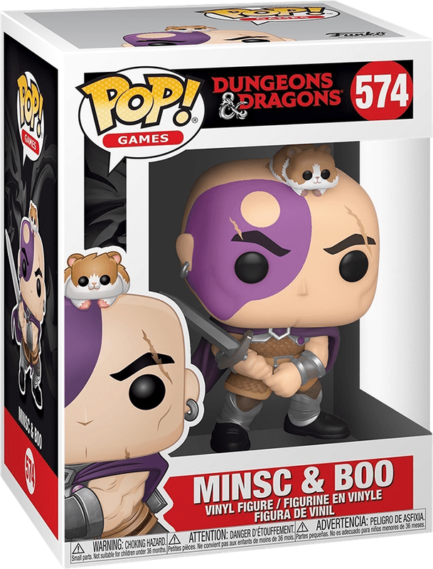 Funko Pop! Games 574: Dungeons & Dragons - Minsc & Boo Vinyl Figure (New) - Funko 440G