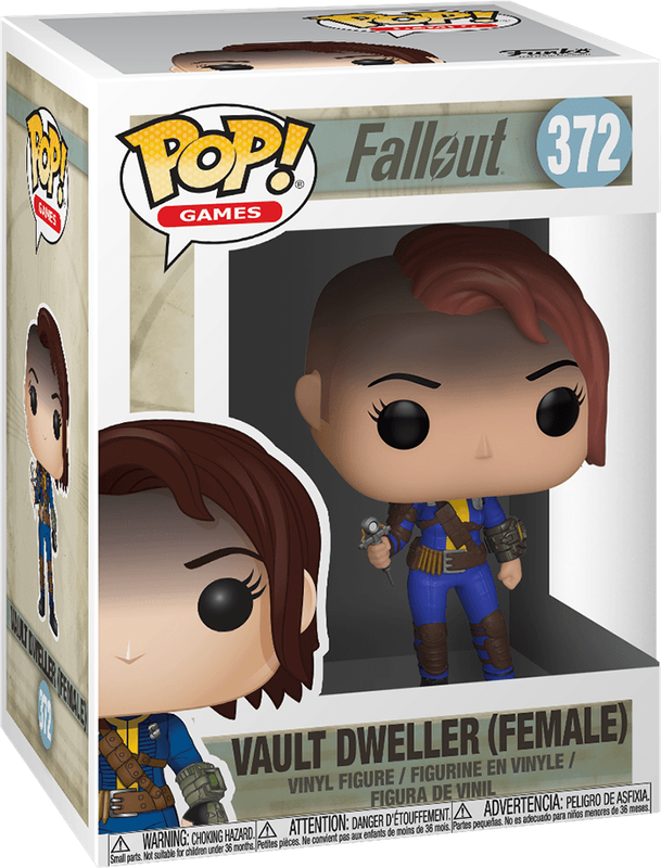 Funko Pop! Games 372: Fallout - Vault Dweller Vinyl Figure *See Note* (Female)(New) - Funko 440G