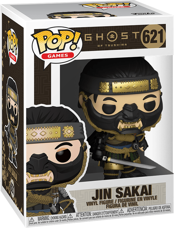 Funko Pop! Games 621: Ghost of Tsushima - Jin Sakai Vinyl Figure (New) - Funko 440G