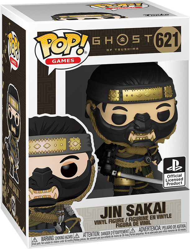 Funko Pop! Games 621: Ghost of Tsushima - Jin Sakai Vinyl Figure (New) - Funko 440G