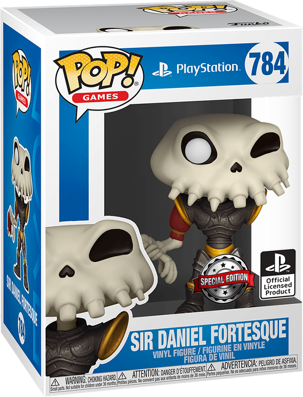 Funko Pop! Games 784: MediEvil - Sir Daniel Fortesque Vinyl Figure (Metallic)(New) - Funko 440G