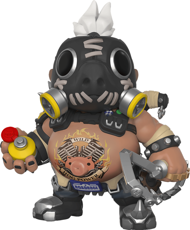 Funko Pop! Games 309: Overwatch - Roadhog Super Sized 6'' Vinyl Figure (New) - Funko 1000G