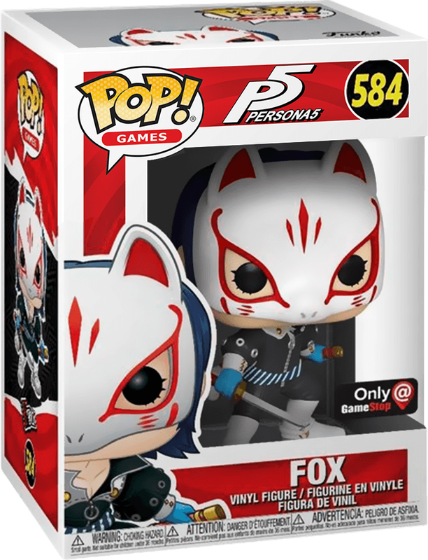 Funko Pop! Games 584: Persona 5 - Fox Vinyl Figure *See Note* (New) - Funko 440G