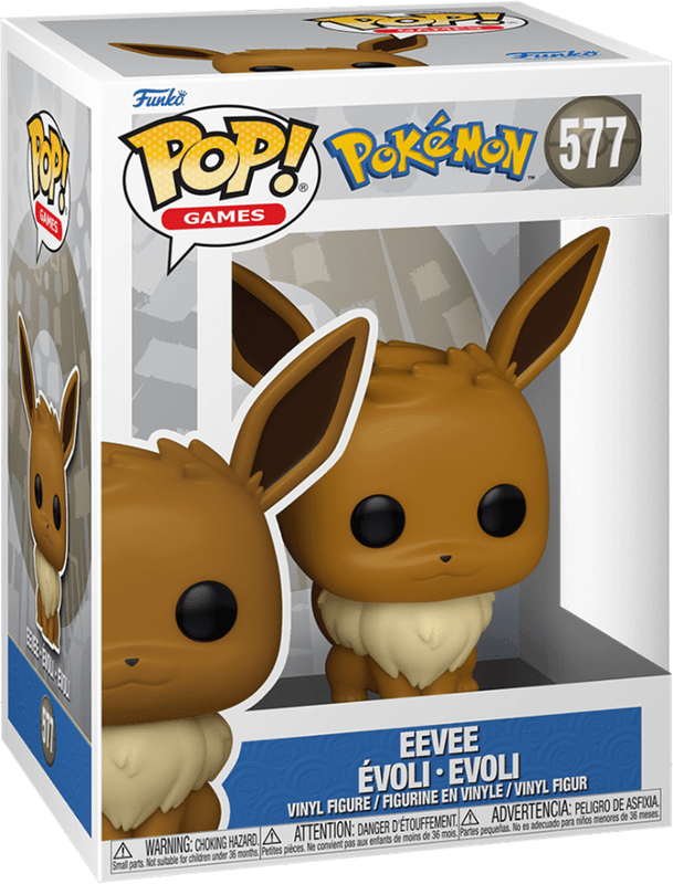 Funko Pop! Games 577: Pokemon - Eevee Vinyl Figure (EMEA)(New) - Funko 440G