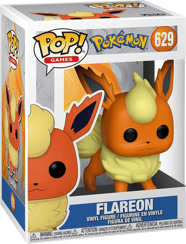 Funko Pop! Games 629: Pokemon - Flareon Vinyl Figure *See Note* (New) - Funko 440G