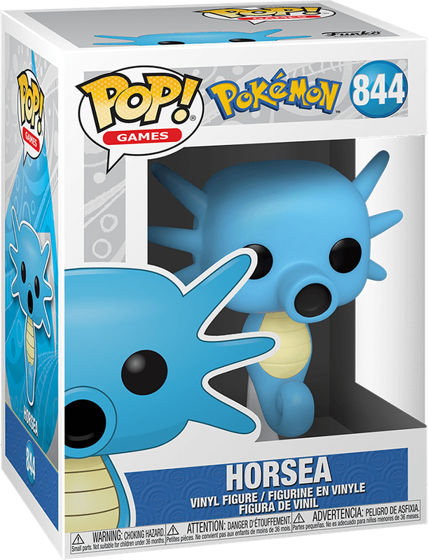 Funko Pop! Games 844: Pokemon - Horsea Vinyl Figure (New) - Funko 440G