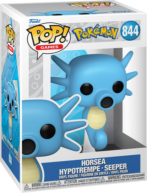 Funko Pop! Games 844: Pokemon - Horsea Vinyl Figure (EMEA)(New) - Funko 440G