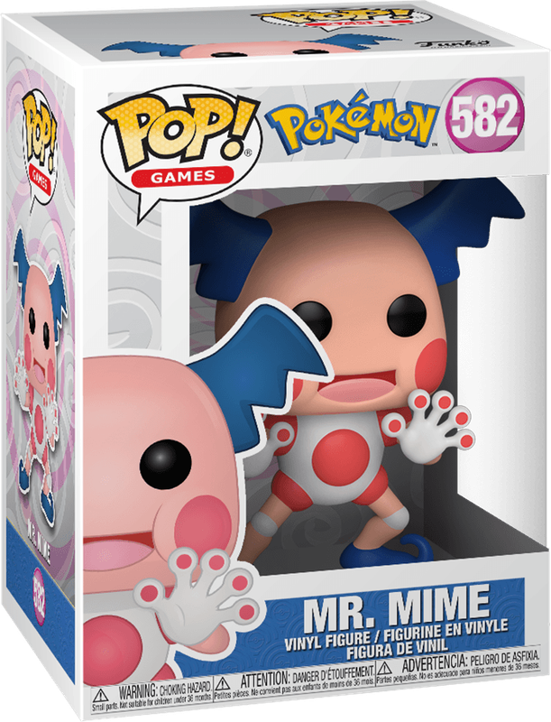 Funko Pop! Games 582: Pokemon - Mr. Mime Vinyl Figure (New) - Funko 440G