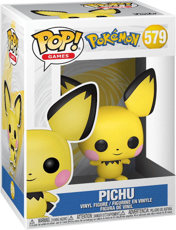 Funko Pop! Games 579: Pokemon - Pichu Vinyl Figure (New) - Funko 440G