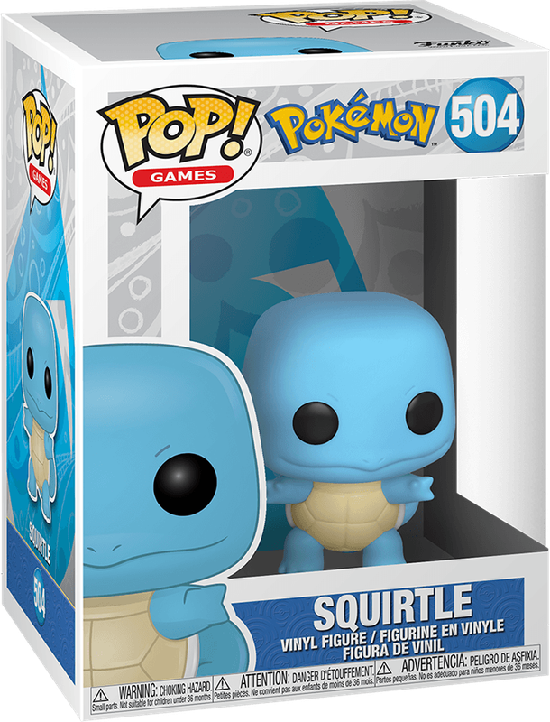Funko Pop! Games 504: Pokemon - Squirtle Vinyl Figure *See Note* (New) - Funko 440G