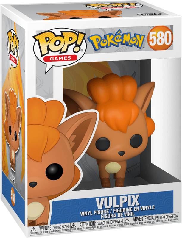Funko Pop! Games 580: Pokemon - Vulpix Vinyl Figure (New) - Funko 440G