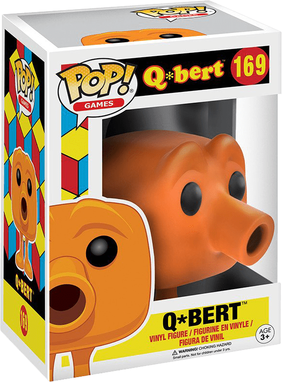 Funko Pop! Games 169: Q*bert - Q*bert Vinyl Figure (New) - Funko 440G