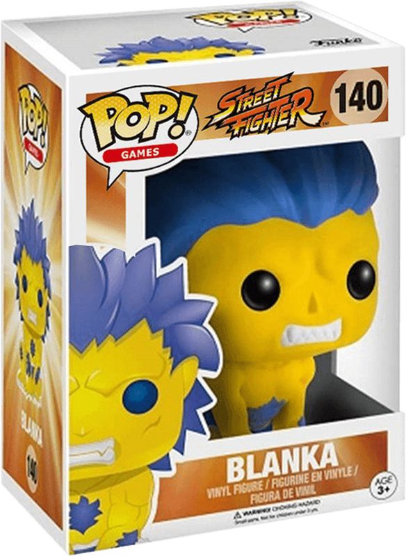 Funko Pop! Games 140: Street Fighter - Blanka Vinyl Figure (Hyper Fighting)(New) - Funko 440G