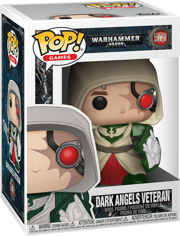 Funko Pop! Games 501: Warhammer 40,000 - Dark Angels Veteran Vinyl Figure (New) - Funko 440G