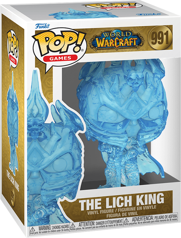 Funko Pop! Games 991: World of Warcraft - The Lich King Vinyl Figure (Frozen)(New) - Funko 440G