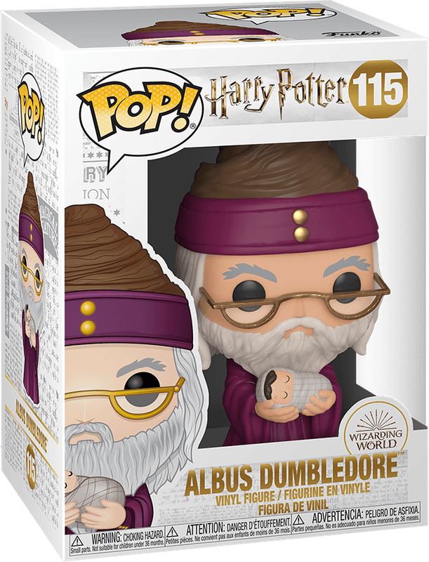 Funko Pop! Harry Potter 115 - Albus Dumbledore with Baby Harry Vinyl Figure (New) - Funko 440G
