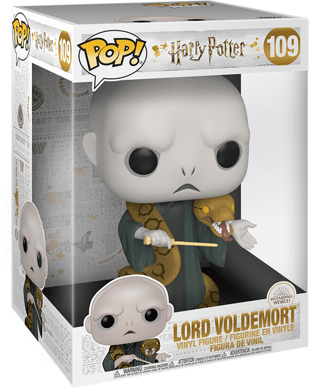 Funko Pop! Harry Potter 109: Lord Voldemort with Nagini Super Sized 10'' Vinyl Figure (New) - Funko