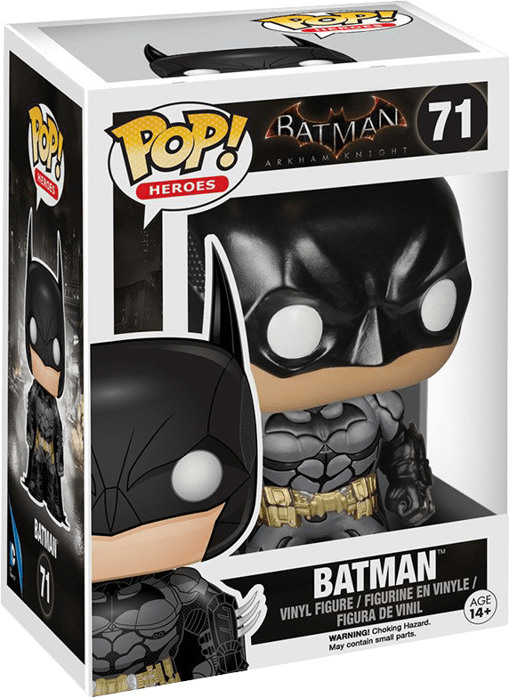 Funko Pop! Heroes 71: Batman: Arkham Knight - Batman Vinyl Figure (New) - Funko 440G