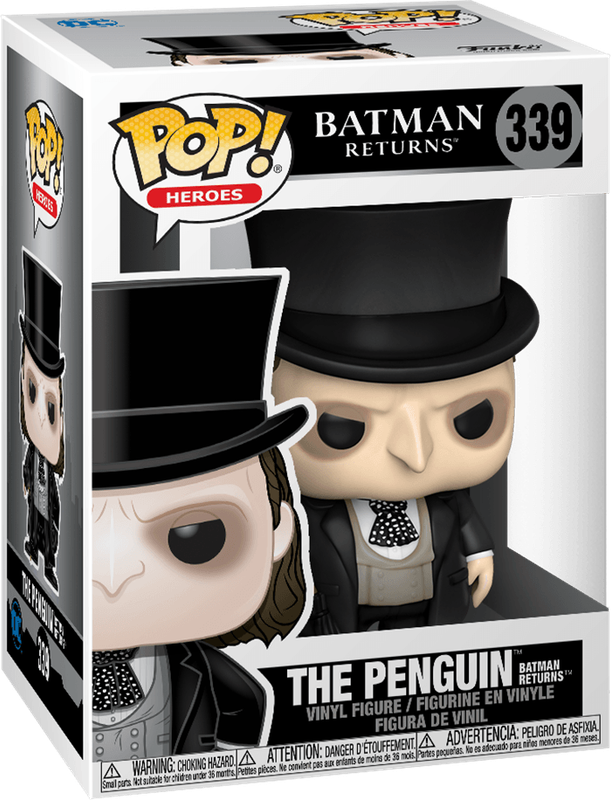 Funko Pop! Heroes 339: Batman Returns - The Penguin Vinyl Figure (New) - Funko 440G
