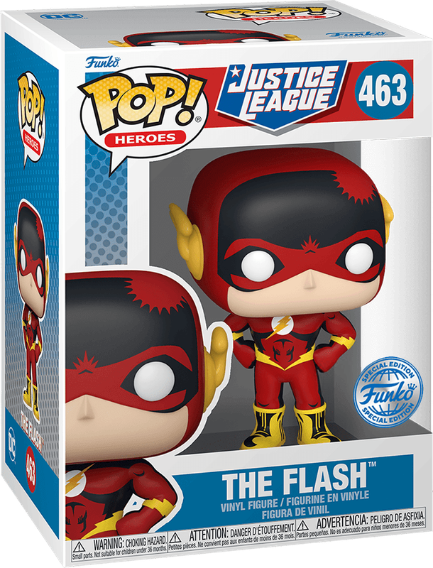 Funko Pop! Heroes 463: DC Justice League - The Flash Vinyl Figure (New) - Funko 440G