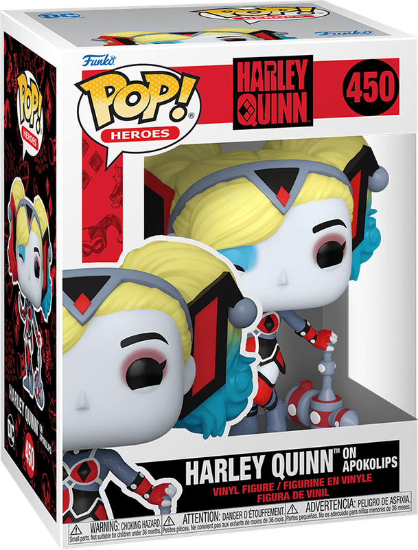 Funko Pop! Heroes 450: Harley Quinn - Harley Quinn on Apokolips Vinyl Figure (New) - Funko 440G