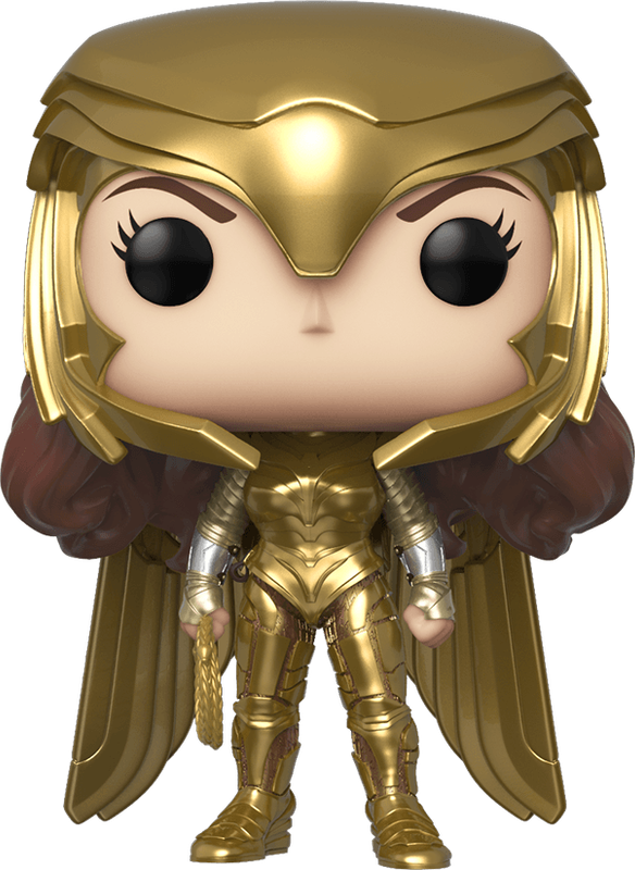 Funko Pop! Heroes 323: Wonder Woman 1984 - Wonder Woman wearing Golden Armor Vinyl Figure (New) -