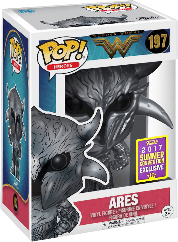 Funko Pop! Heroes 197: Wonder Woman - Ares Vinyl Figure (New) - Funko 440G