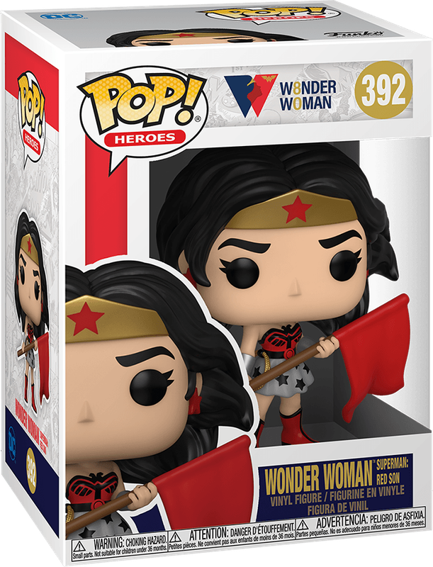 Funko Pop! Heroes 392: Wonder Woman - Wonder Woman Vinyl Figure (Superman: Red Son)(New) - Funko