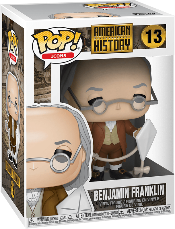Funko Pop! Icons 13: American History - Benjamin Franklin Vinyl Figure (New) - Funko 440G