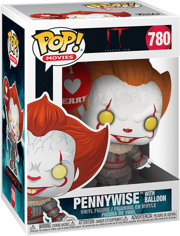 Funko Pop! Movies 780: It Chapter Two_ - Pennywise with Balloon Vinyl Figure (New) - Funko 440G