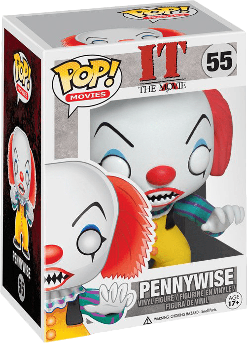 Funko Pop! Movies 55: It - Pennywise Vinyl Figure (New) - Funko 440G