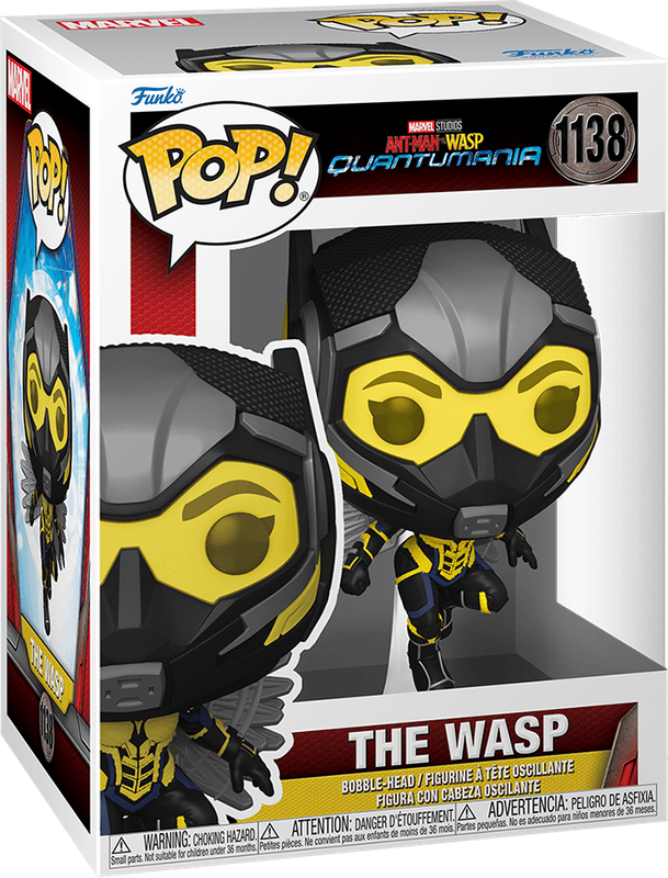 Funko Pop! Marvel 1138: Ant-Man and the Wasp: Quantumania - The Wasp Vinyl Figure (New) - Funko 440G