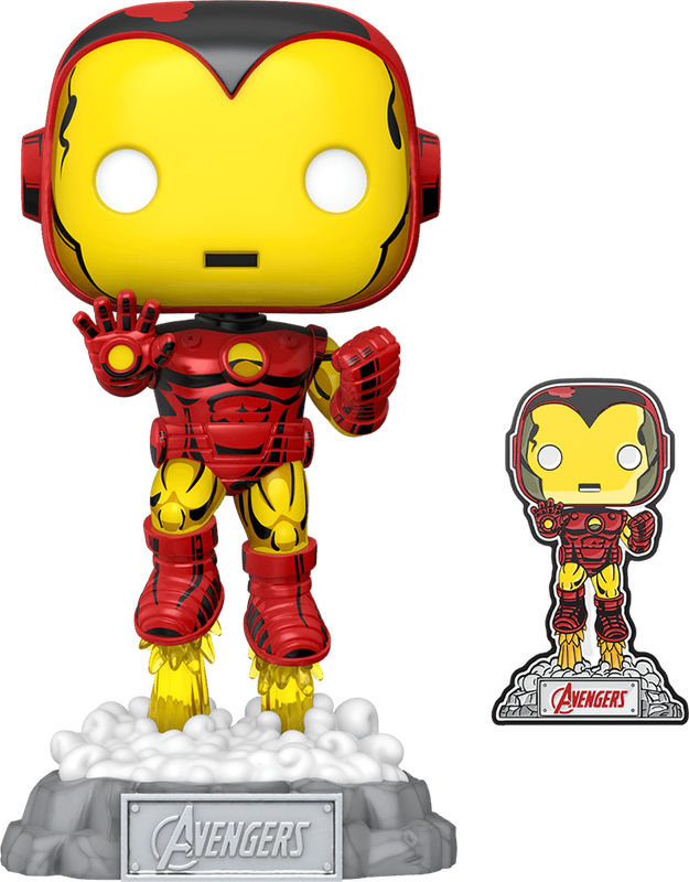 Funko Pop! Marvel 1172: Avengers: Beyond Earth's Mightiest - Iron Man with Pin Vinyl Bobble-Head
