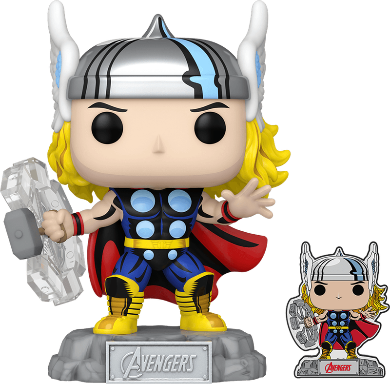 Funko Pop! Marvel 1190: Avengers: Beyond Earth's Mightiest - Thor with Pin Vinyl Bobble-Head (New)