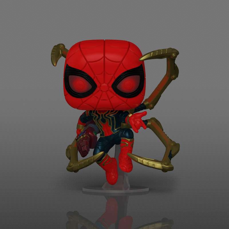 Funko Pop! Marvel 574: Avengers: Endgame - Iron Spider Vinyl Bobble-Head (Nano Gauntlet)(Glow in