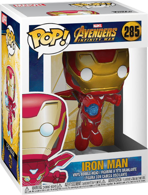 Funko Pop! Marvel 285: Avengers: Infinity War - Iron Man Vinyl Bobble-Head (New) - Funko 440G