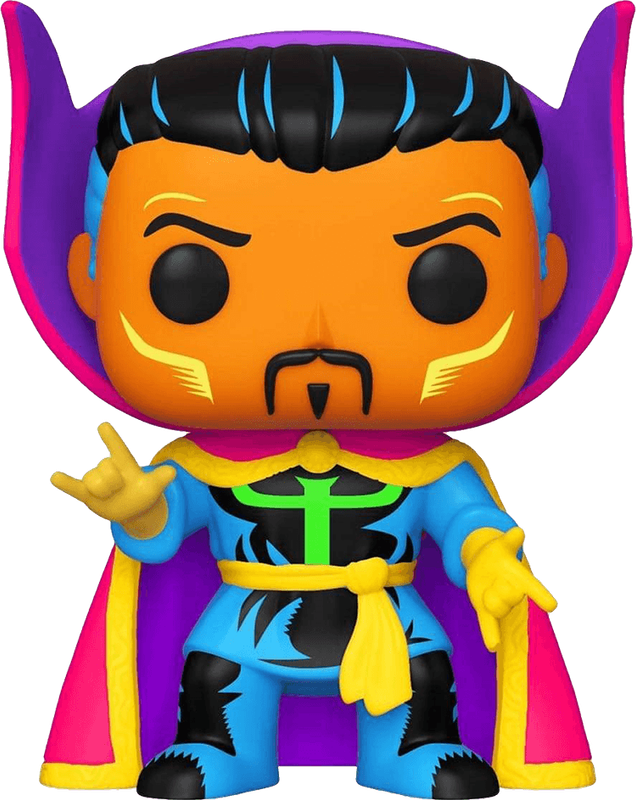 Funko Pop! Marvel 651: Black Light - Doctor Strange Vinyl Bobble-Head (New) - Funko 440G