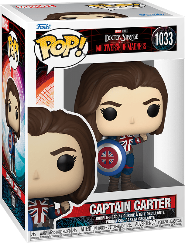 Funko Pop! Marvel 1033: Doctor Strange in the Multiverse of Madness - Captain Carter Vinyl