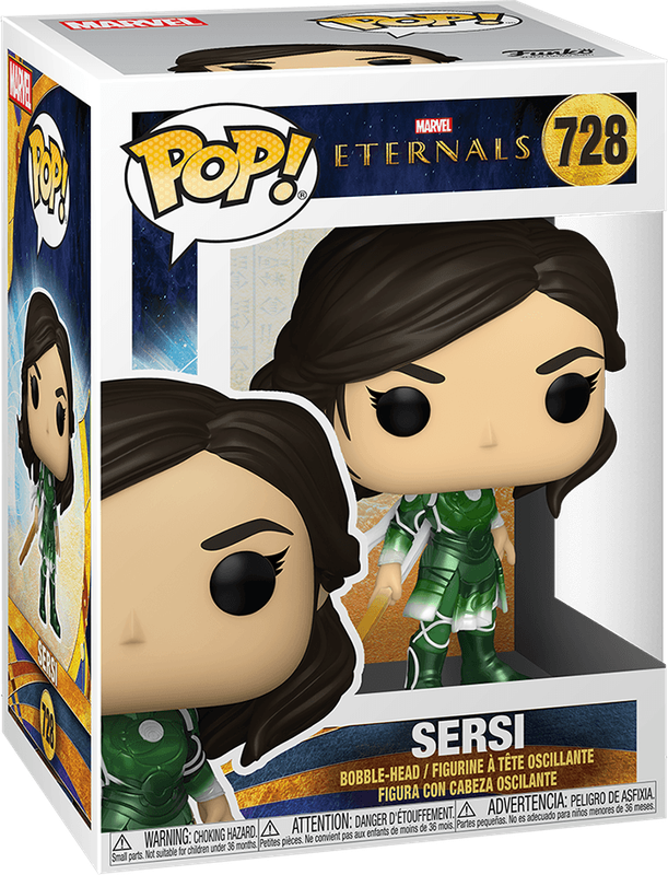 Funko Pop! Marvel 728: Eternals - Sersi Vinyl Bobble-Head *See Note* (New) - Funko 440G