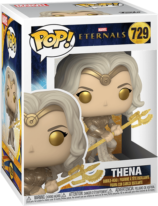 Funko Pop! Marvel 729: Eternals - Thena Vinyl Bobble-Head (New) - Funko 440G