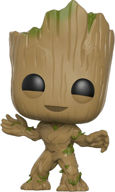 Funko Pop! Marvel 202: Guardians of the Galaxy Vol. 2 - Groot Vinyl Bobble-Head (New) - Funko 440G