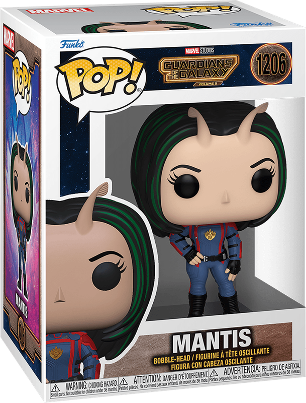 Funko Pop! Marvel 1206: Guardians of the Galaxy Vol. 3 - Mantis Vinyl Bobble-Head (New) - Funko 440G