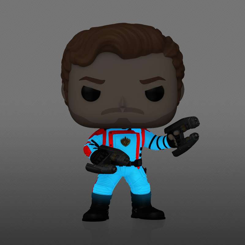 Funko Pop! Marvel 1201: Guardians of the Galaxy Vol. 3 - Star-Lord Vinyl Bobble-Head (Glow in the