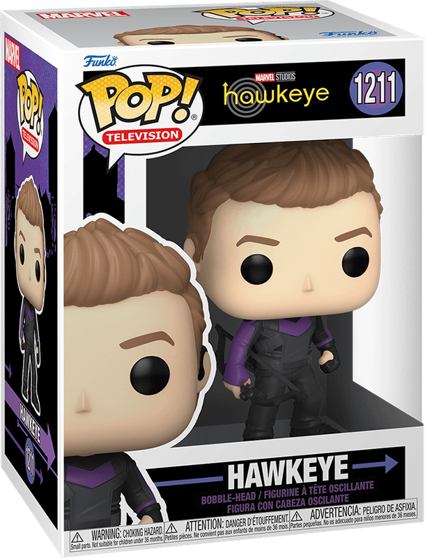 Funko Pop! Marvel 1211: Hawkeye - Hawkeye Vinyl Bobble-Head (New) - Funko 440G