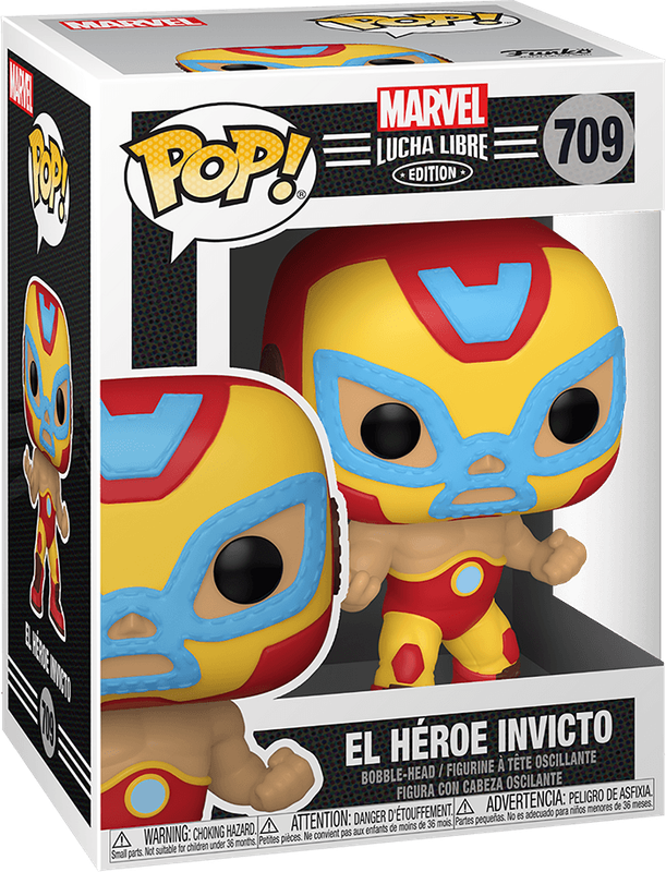 Funko Pop! Marvel 709: Lucha Libre Edition - El Heroe Invicto Vinyl Bobble-Head (New) - Funko 440G