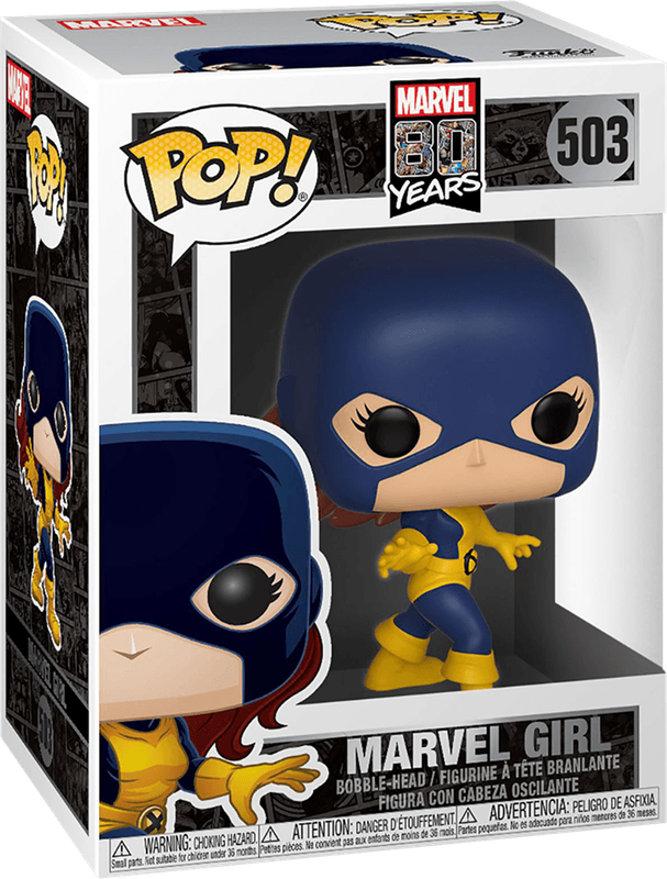 Funko Pop! Marvel 503: Marvel 80 Years - Marvel Girl Vinyl Bobble-Head (New) - Funko 440G