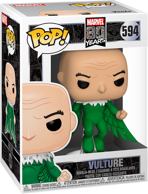 Funko Pop! Marvel 594: Marvel 80 Years - Vulture Vinyl Bobble-Head (New) - Funko 440G