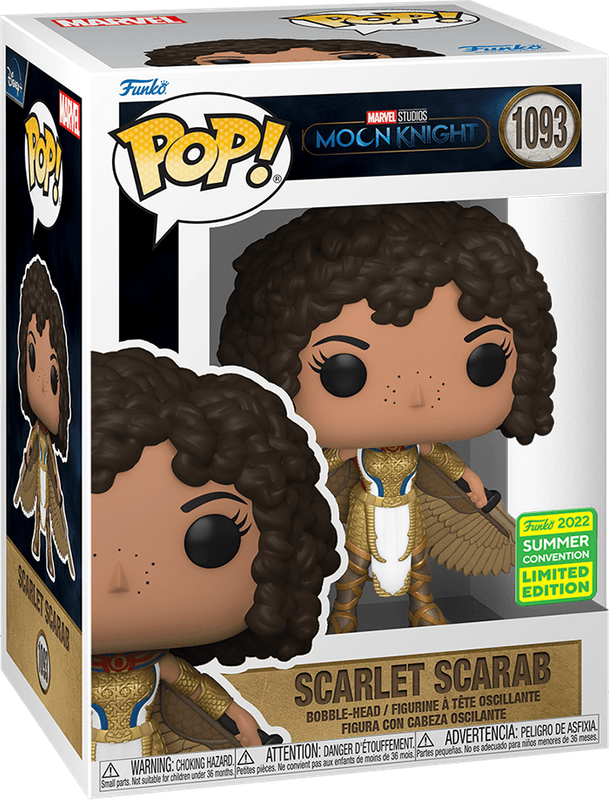Funko Pop! Marvel 1093: Moon Knight - Scarlet Scarab Vinyl Bobble-Head (New) - Funko 440G
