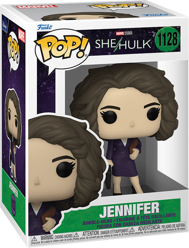 Funko Pop! Marvel 1128: She-Hulk: Attorney at Law - Jennifer Vinyl Bobble-Head (New) - Funko 440G