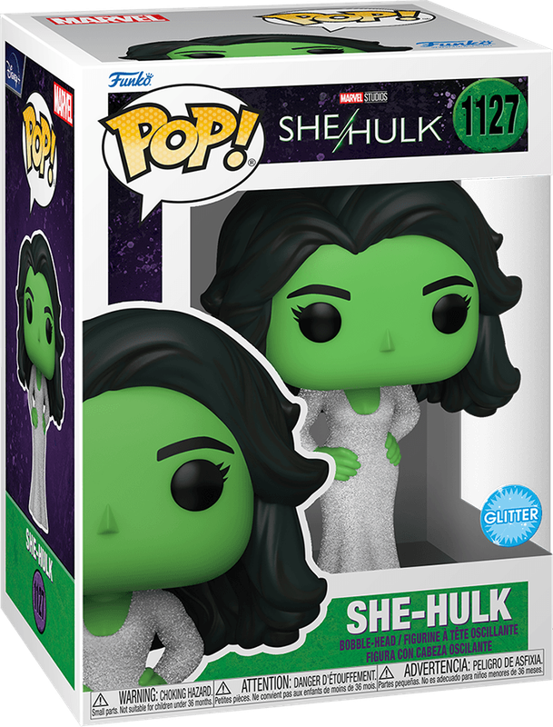 Funko Pop! Marvel 1127: She-Hulk: Attorney at Law - She-Hulk in Gala Dress Vinyl Bobble-Head